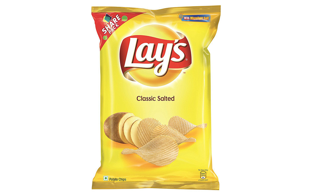 Lay's Classic Salted Potato Chips   Pack  95 grams